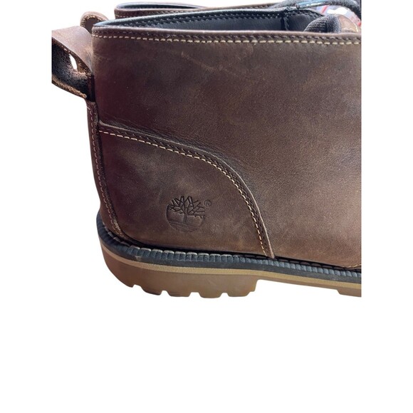 TIMBERLAND A12HY GRANTLY CHUKKA BOOT DARK OILED BROWN LEATHER ORTHOLITE 11.5 #EW main image 5
